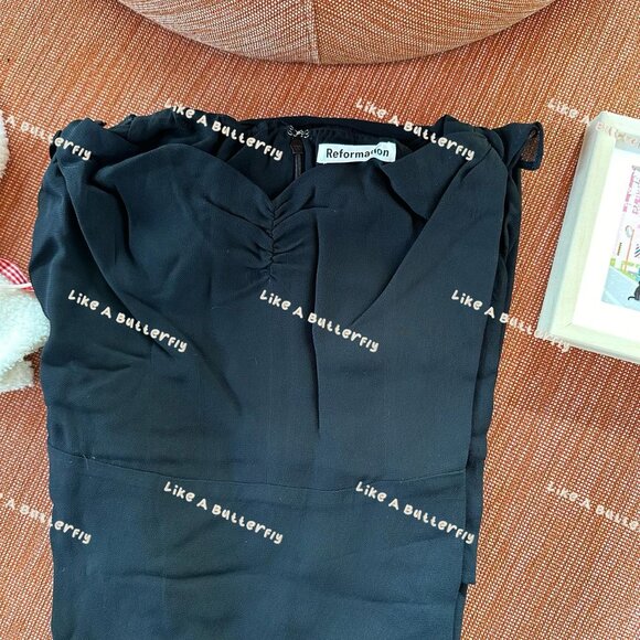 Sale🦋Reformation Butterfly Dress - Black - Picture 8 of 13